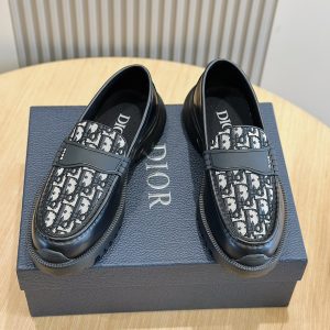 Luxury Dior Calfskin Loafers