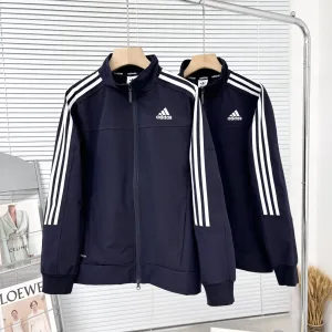 Super Clone Adidas Coat Red Jacquard Autumn Winter Early