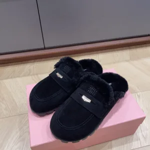 AAA Luxury Birken Slippers Red Wool Sheepskin Suede Pu Outsole Tpu Autumn Early