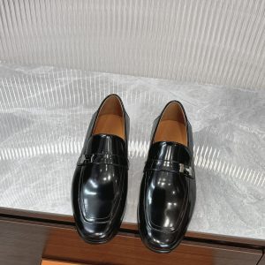 1:1 Hermès Calfskin Loafers
