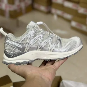 High Quality Luxury Salomon Sneakers Silver Functional Outdoor