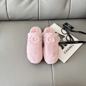 Designer Luxury Chanel Slippers Genuine Leather Autumn Winter