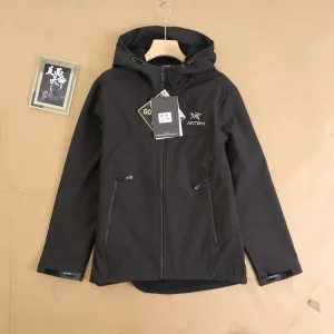 Designer Archaeopteryx Outerwear Red Polyester Nylon Fleece Air Layer Autumn Winter Fabric Embroidery