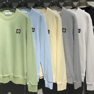 Super Clone AAA Stone Island Hoodies Red Cotton