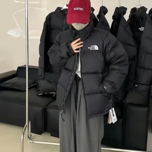 Luxury Reps The North Face Down Jackets Red Duck Nylon Water-Repellent Fabric Winter