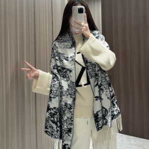 Luxury High Quality Dior Jacquard Scarf