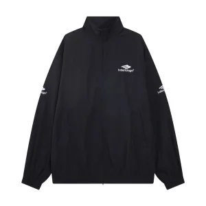 Luxury Balenciaga Windproof Jacket Red Nylon