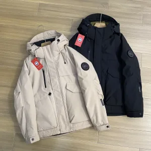 AAA Canada Goose Coat Red Down Street Style Winter