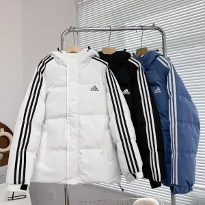 Super Clone Adidas Coat Red Cotton Down Winter