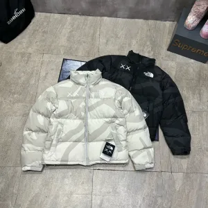 Super Clone The North Face Coat Red Duck Down Adjustable Drawstring