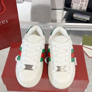 High Quality Gucci Cowhide Sneakers For Fall