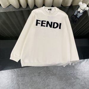 1:1 Fendi Jacquard Long-Sleeved Sweater