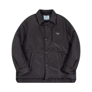 Reps Prada Shirt Red Cotton Minimalist Style Autumn Winter