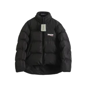 Luxury Super Clone Balenciaga Outerwear Red Cotton Nylon Fabric Zippered Pocket