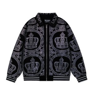 High Quality Luxury Dolce & Gabbana Gold Jacket For Fall