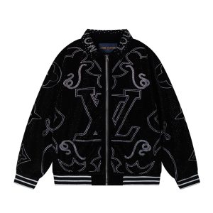 Aaa 1:1 Louis Vuitton Gold Jacket For Fall
