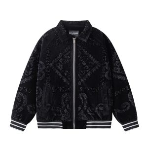 Luxury Dolce & Gabbana Velvet Jacket For Fall