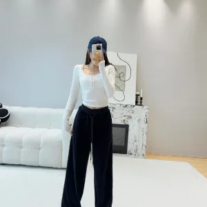 Designer High Quality Ralph Lauren Corduroy Straight Leg Pants
