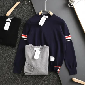 AAA Designer Thom Browne Wool Sweater Red Modal