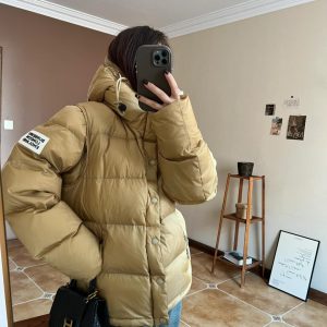 High Quality Designer Burberry Plaid Down Jacket