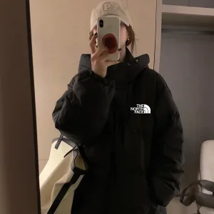 Reps High Quality The North Face Down Jackets Red Duck Relaxed Fit Winter