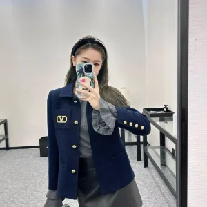 High Quality Valentino Gold Coat