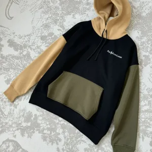 High Quality Super Clone Ralph Lauren Hoodie Green Fleece Fabric