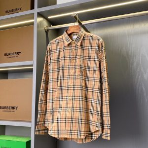 Aaa Burberry Cotton Long-Sleeved Shirt