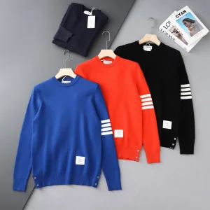 Designer AAA Thom Browne Wool Sweater Red Modal