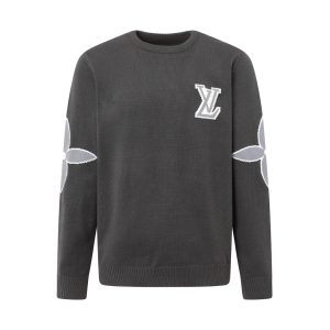 Luxury Aaa Louis Vuitton Jacquard Sweater