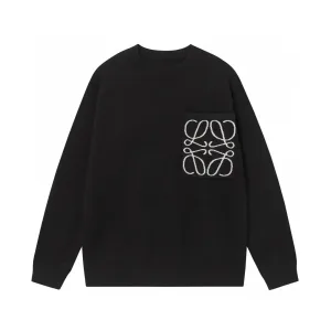 AAA Luxury Loewe Sweater Blue Modal Relaxed Fit