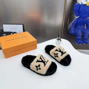 Reps Louis Vuitton Slippers Color Eva Wool Fine