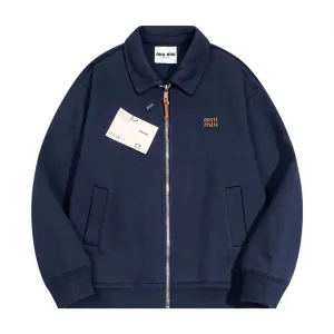 Reps High Quality Miu Coat Red Cotton Air Street Style