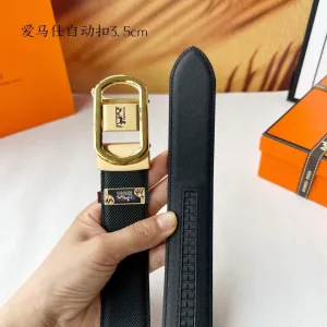 Designer Hermes Belt Top-Grain Calfskin