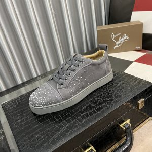 Designer Christian Louboutin Cowhide Sneakers
