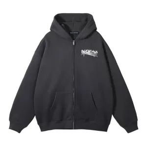 Reps Balenciaga Outerwear Red Cotton Down Fleece Winter