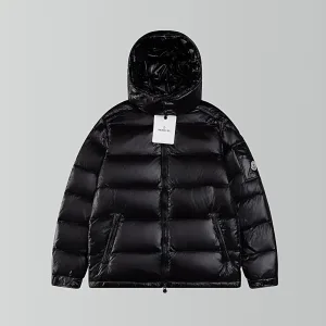 AAA Moncler Coat White Goose Down Nylon