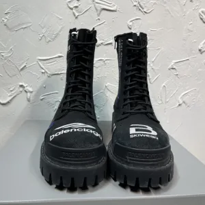 Reps Balenciaga Boots Woven Fabric Rubber Outsole Spring