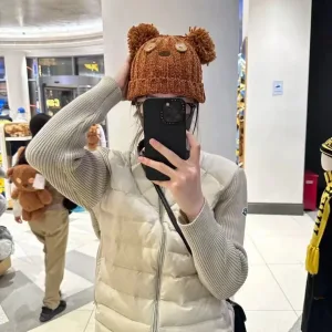 Super Clone Designer Monk Outerwear Red Cotton Feather Duck Down Exquisite Workmanship Patch Side Pockets