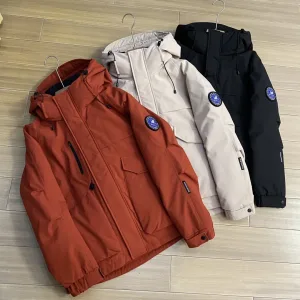 AAA Canada Goose Coat Red Down Street Style Winter