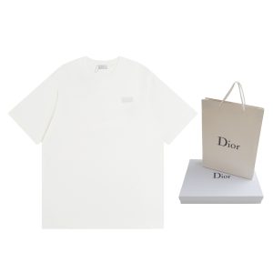 1:1 Dior Cotton Short-Sleeved T-Shirt