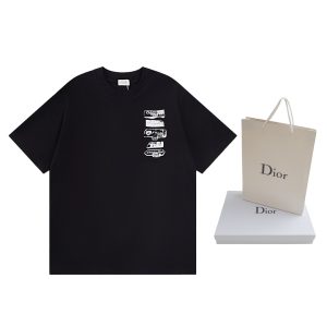 Designer Dior Cotton Short-Sleeved T-Shirt
