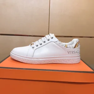 Designer Luxury Versace Cowhide Casual Shoes
