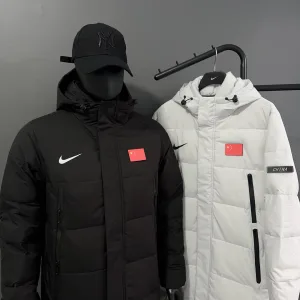 Super Clone AAA Nike Down Jacket Red Duck Spring Winter
