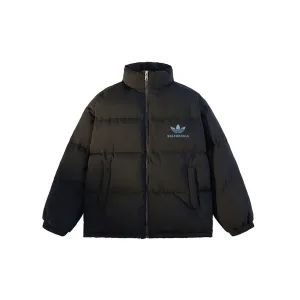 Luxury Balenciaga Cotton-Padded Coat Blue Down Winter