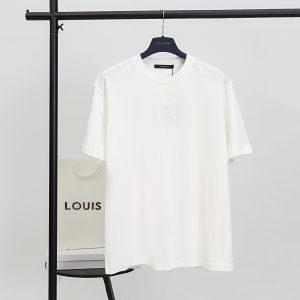 Luxury Aaa Louis Vuitton Cotton Short-Sleeved T-Shirt