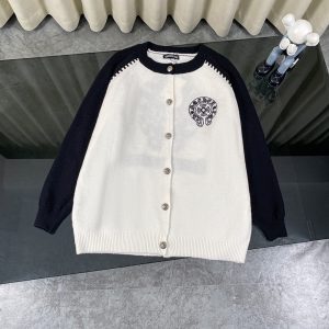 Luxury Chrome Hearts Knit Fabric Coats
