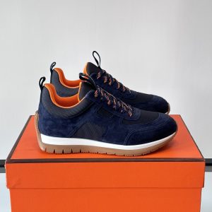 Luxury High Quality Hermès Calfskin Sneakers