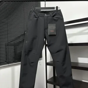Designer Archaeopteryx Trousers Red Softshell Fabric Fleece Quick-Drying Summer Winter Slim Fit Patch