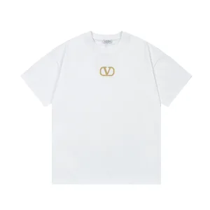 1:1 Aaa Valentino Gold Short-Sleeved T-Shirt For Spring